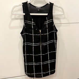 Black Sleeveless Blouse